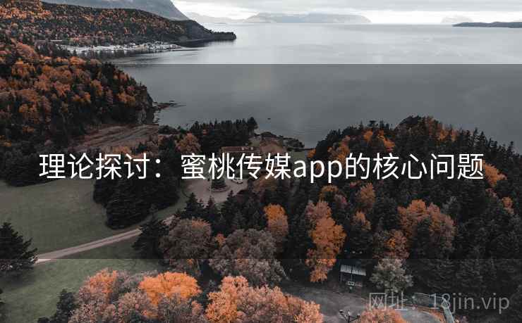 理论探讨:蜜桃传媒app的核心问题 理论探讨:蜜桃传媒app的核心问题